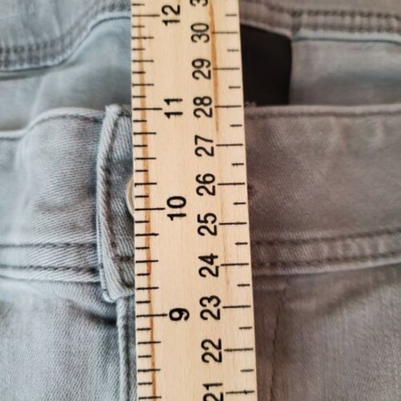 Lane Bryant Gray Ankle Genius Fit Jeans Womens 26 zip fly - Picture 8 of 9